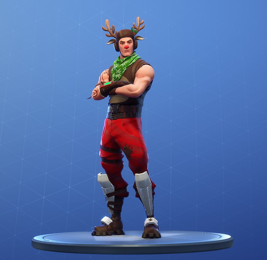 Fortnite Red Nosed Ranger Skin. Uncommon Outfit Fortnite Skins, Red Nosed Raider Fortnite HD wallpaper