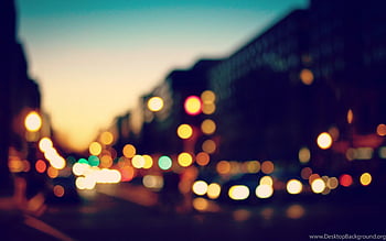 Blurred city lights background HD wallpapers | Pxfuel