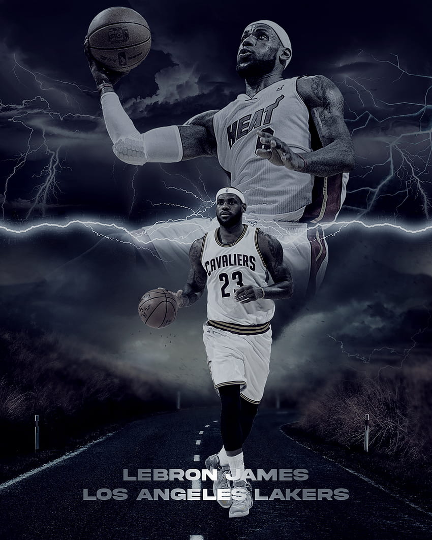 LeBron James Basketball Wallpaper NBA Hoop Real People Full Length   Wallpaperforu