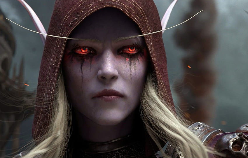 Blizzard Entertainment, Sylvanas Windrunner, World Of Warcraft, Sylvanas Windrunner, The battle for Azeroth, Lady Banshee for , section игры HD wallpaper