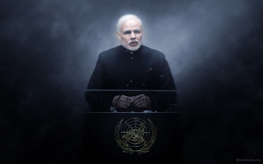 Narendra Modi UN HD-Hintergrundbild