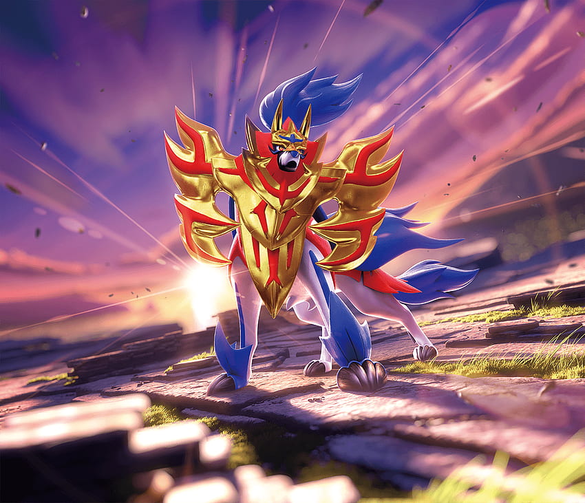 Legendary Sword Pokémon, Shiny Legendary Pokemon HD wallpaper