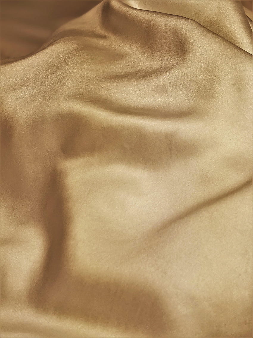 Texture, Textures, Brown, Cloth, Pleating, Folds, Golden HD phone wallpaper