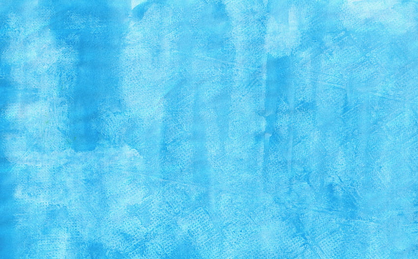 Grungy Bright Colored Blue Watercolour On วอลล์เปเปอร์ HD