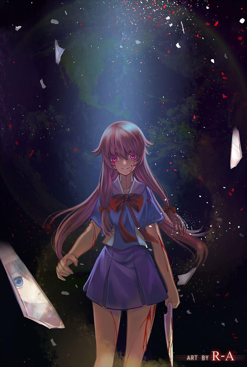 anime girls, yandere, Mirai Nikki, Gasai Yuno - wallpaper #150214