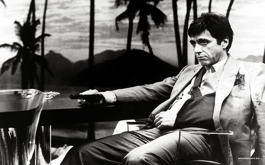 Al Pacino w „Człowieku z blizną” w reżyserii Briana De Palmy, 1983 Tapeta HD