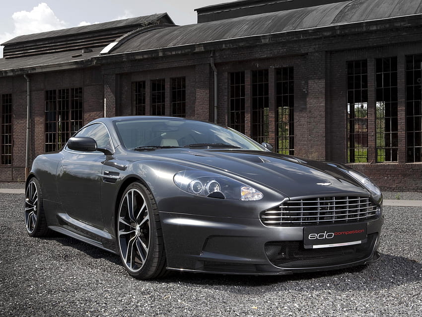 รถยนต์ Aston Martin รถยนต์ อาคาร มุมมองด้านหน้า Dbs 2010 Grey Metallic Grey Metallic วอลล์เปเปอร์ HD