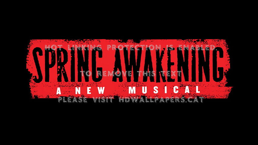 spring awakening theatre musicals broadway HD wallpaper