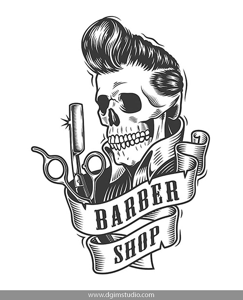 Vintage Friseursalon-Designs. Barbershop-Design, Barber Shop, Barber Shop-Dekor HD-Handy-Hintergrundbild