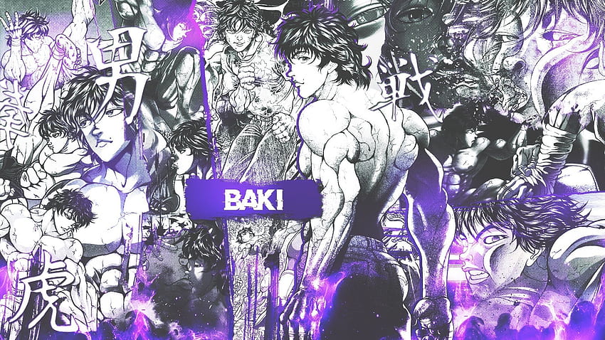 Baki (2018) и фон JPG, Baki the Grappler HD тапет