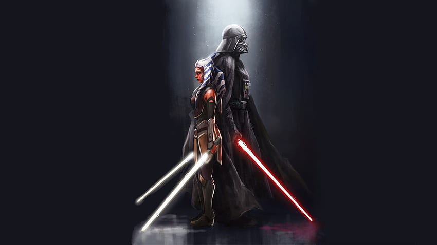 Star Wars Star Wars Rebels Ahsoka Tano Darth Vader P HD wallpaper