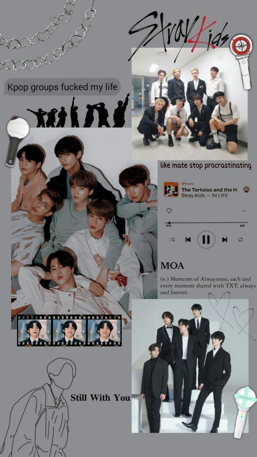 ᴛxᴛ ꜱᴋᴢ ʙᴛꜱ . Kpop , Bts , Pop lyrics, BTS and Stray Kids HD phone ...