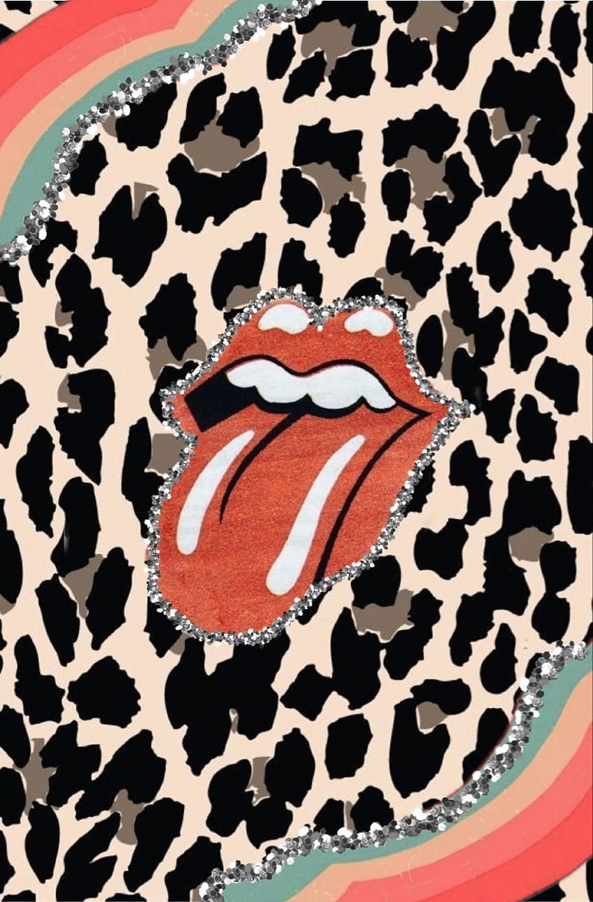 Rolling Stones chita ig. Preppy, iphone fofo, estampa de Cheetah, lindos Rolling Stones Papel de parede de celular HD