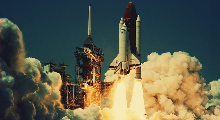 Space Shuttle Launch, espaço, lançamento, céu, ônibus espacial, foguete papel de parede HD