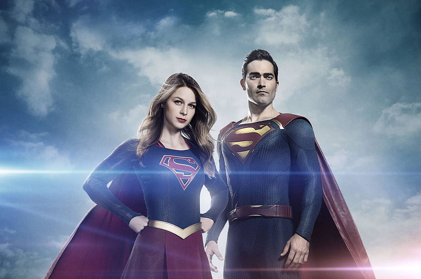 Supergirl and Superman Arrowverse Chromebook Pixel , TV Series , , and Background, Super Girl Logo HD wallpaper