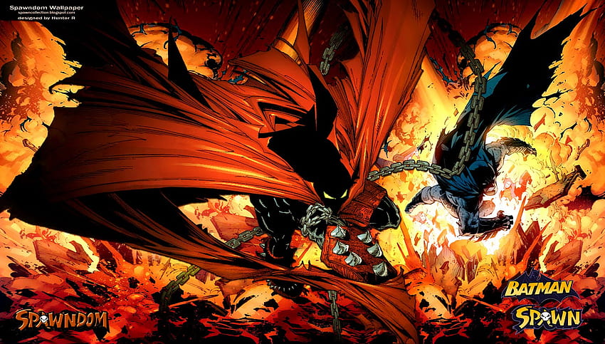 DC. Batman. vs. Spawn ideas. spawn, batman, batman vs HD wallpaper
