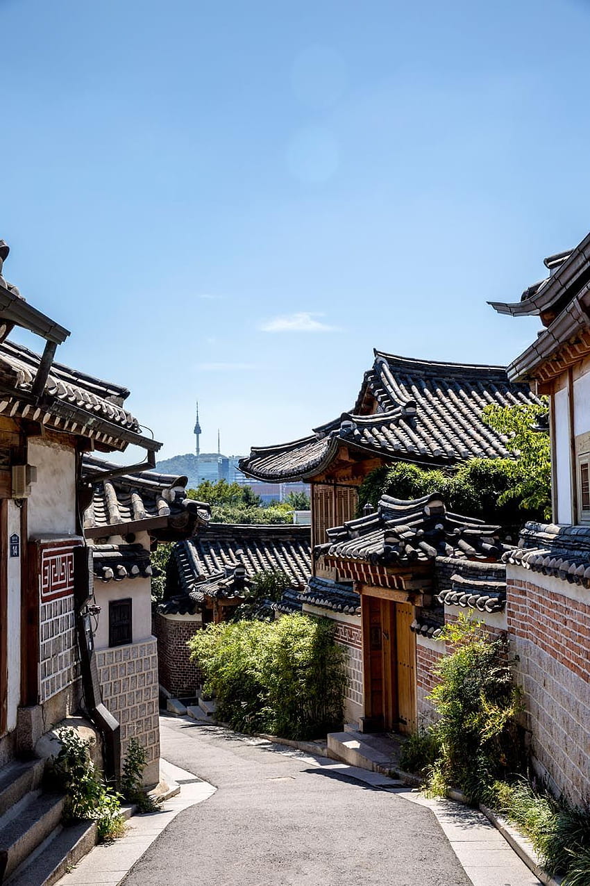 Razones para visitar Seúl. Viajes a Corea del Sur, Visitar Seúl, Lugares hermosos, Pueblo coreano fondo de pantalla del teléfono