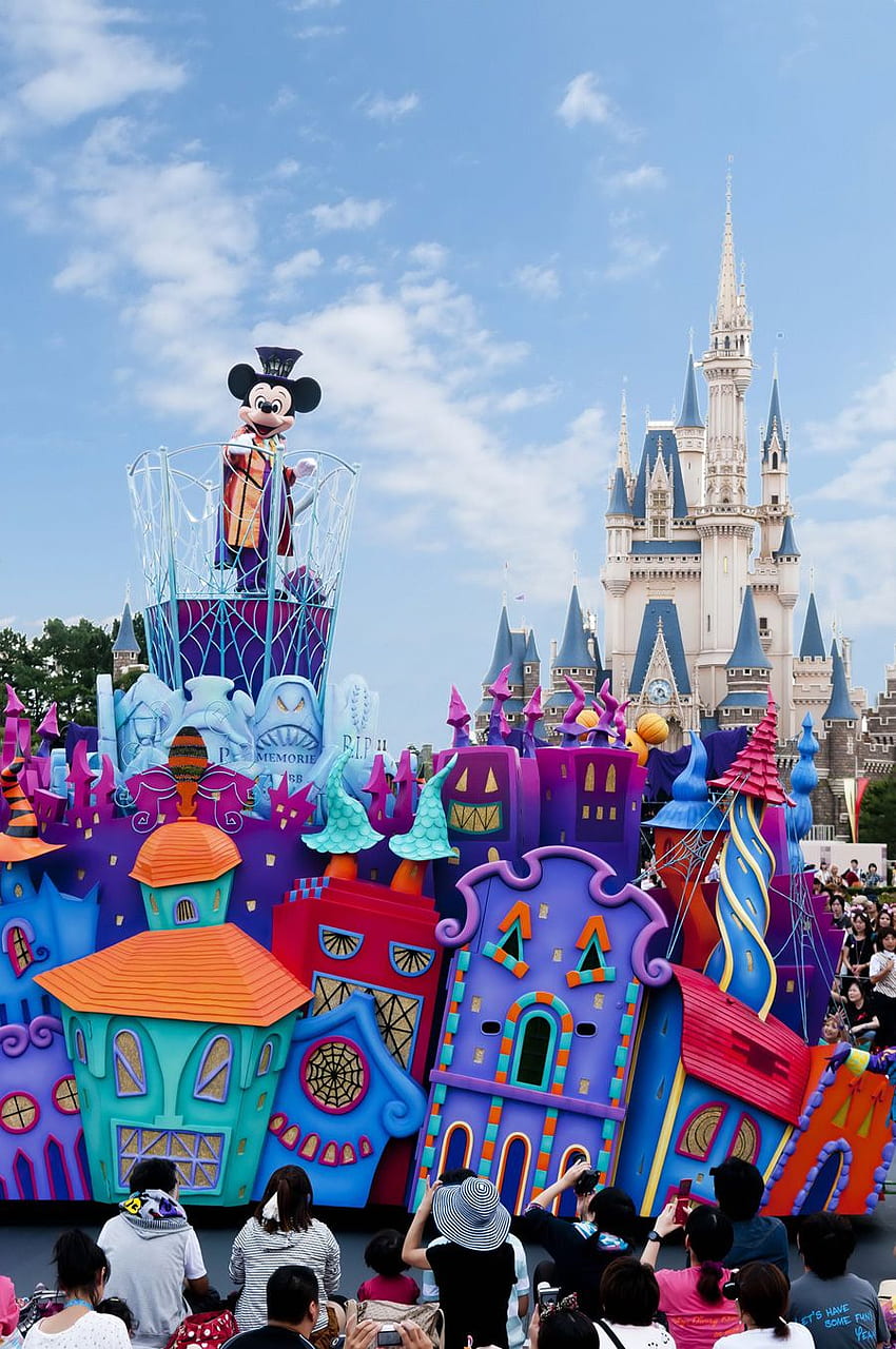 Duchy, nowy karnawałowy pokaz już w Halloween w Disneylandzie w Tokio w Japonii Tapeta na telefon HD