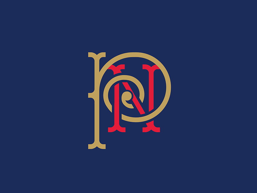 New Orleans Pelicans monogram by Trevor Grouss on Dribbble, New Orleans Pelicans Logo HD wallpaper