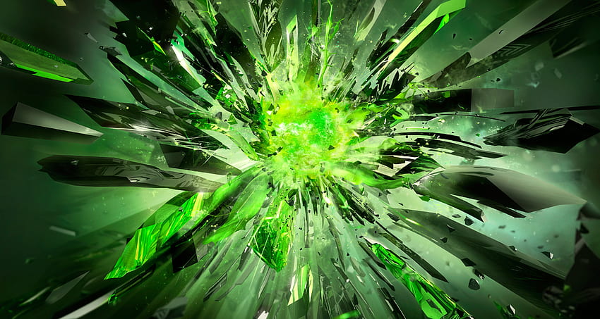 Abstract, Shine, Light, Explosion, Shards, Smithereens, Crystals HD wallpaper