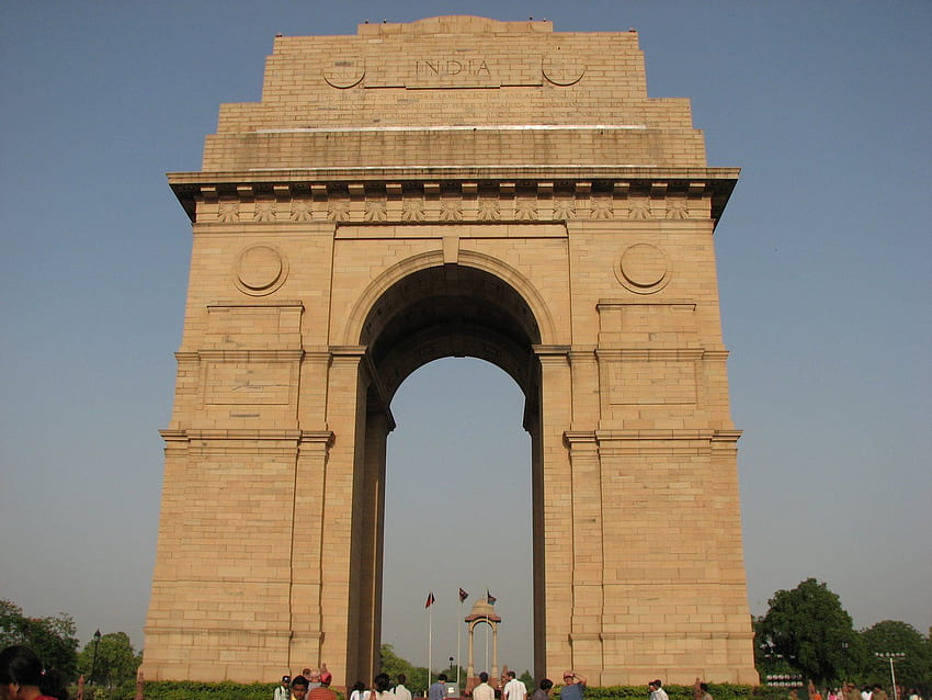 : портата на индия Делхи, пълна с висока разделителна способност, индийски HD тапет