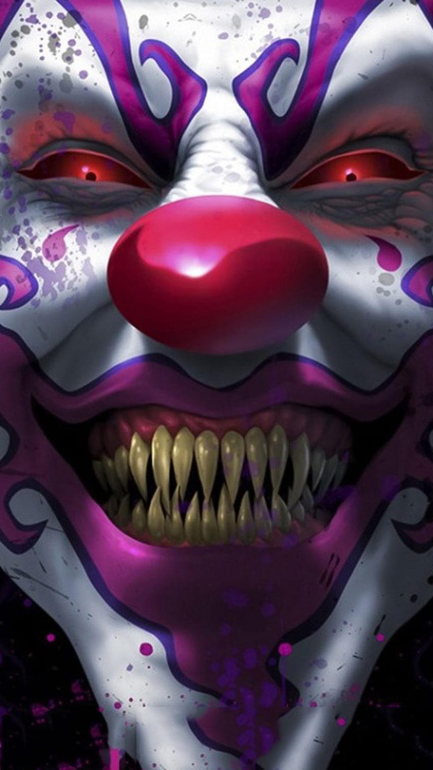 Killer Clown Live for Android, Evil Clown Skull HD phone wallpaper