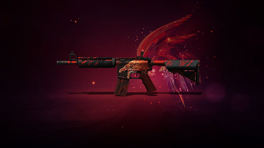 CS:GO M4A4 HOWL Skin UHD 4K Wallpaper 