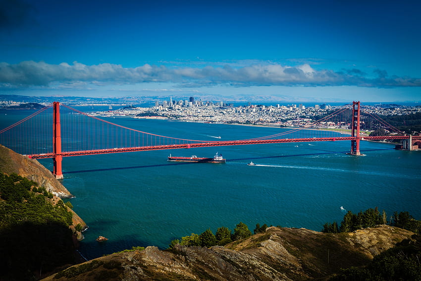 Golden Gate Bridge, USA, San Francisco, Kalifornia Tapeta HD