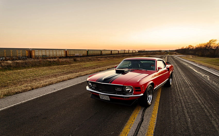 Ford, Mustang, Cars, Side View, 1970 HD wallpaper