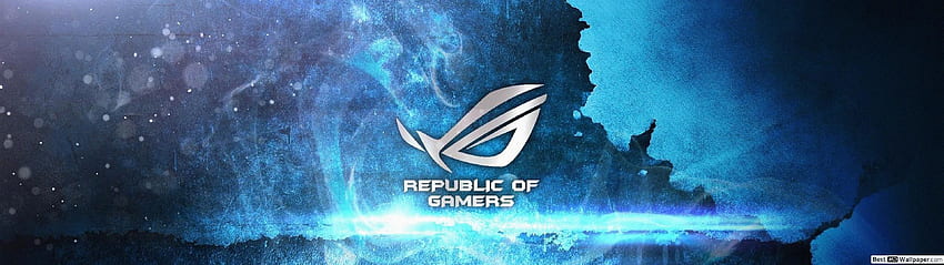 ASUS ROG (Republic of Gamers) - Logo Bleu, 3840X1080 Asus Fond d'écran HD