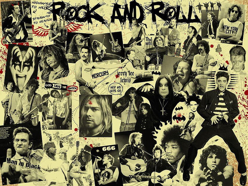 Ästhetischer klassischer Rock Rock N Roll - Größtes Portal, Vintage-Band HD-Hintergrundbild