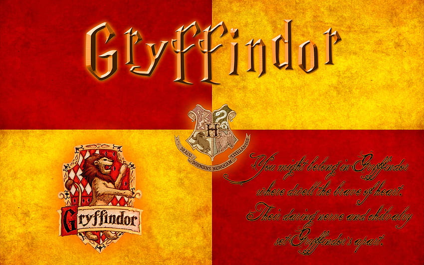 Harry Potter Gryffindor, Harry Potter Gryffindor Logo HD wallpaper
