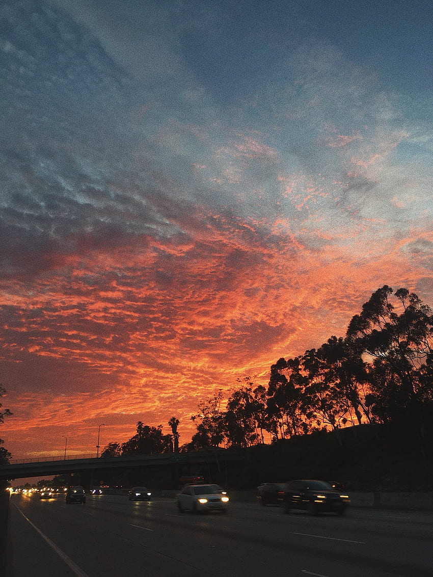 Sunset aesthetic graphy. Sunsets in 2019. Sunset, Sky, Orange Sunset Aesthetic HD phone wallpaper