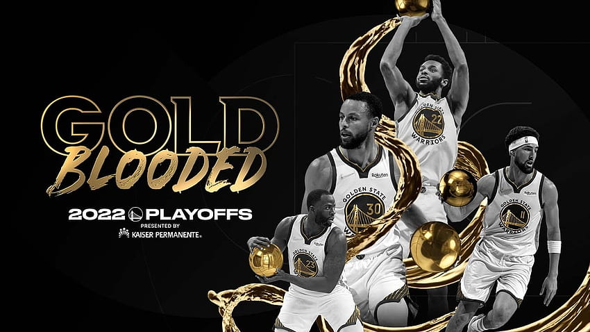 Les Warriors annoncent la campagne éliminatoire «Gold Blooded» 2022 et une liste d'activations. Golden State Warriors, Finales NBA 2022 Fond d'écran HD