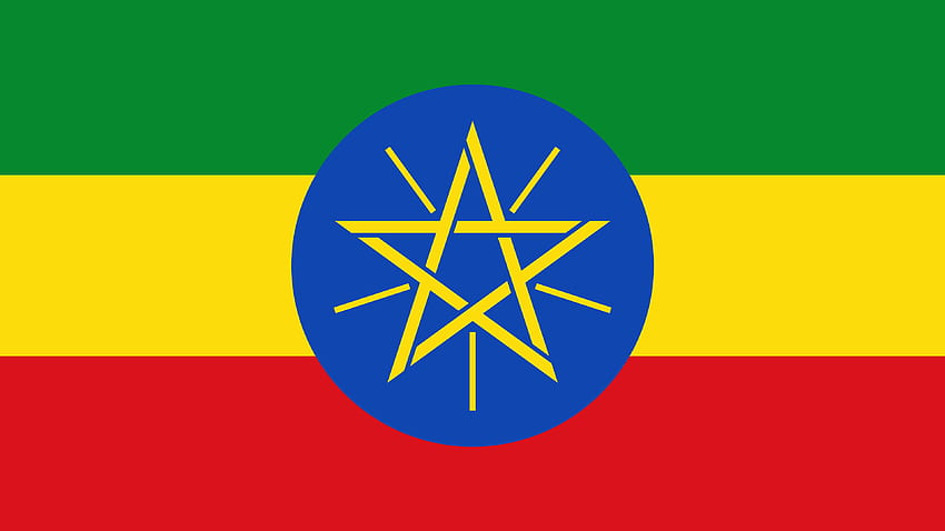 Bandera de Etiopía U fondo de pantalla