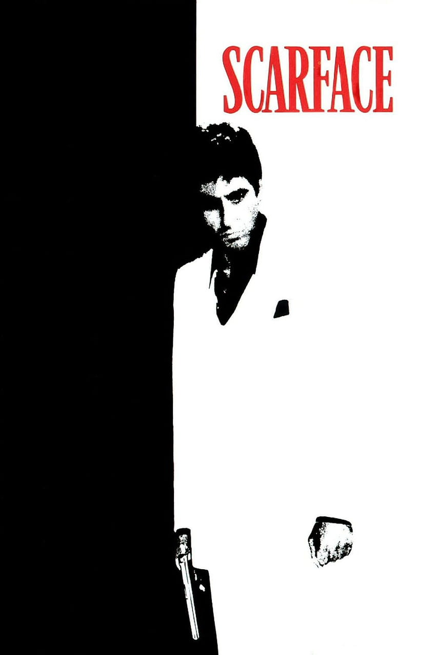 Scarface (1983) w reżyserii Briana DePalmy oraz Written, Tony i Manny Scarface Tapeta na telefon HD