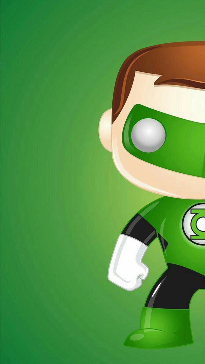 Johna Foleya w Funko Pop. Superbohater, komiksy z zieloną latarnią, iPhone z superbohaterami, logo Green Lantern Tapeta na telefon HD
