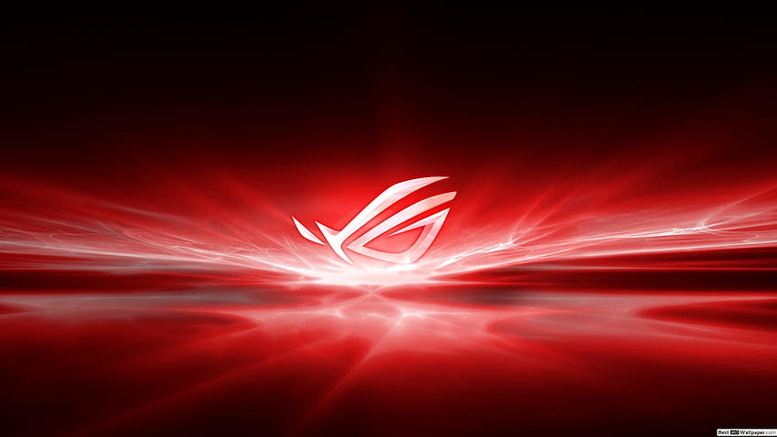 Asus ROG (Republic of Gamers) - Red Neon Logo, Neon Red Gaming HD wallpaper