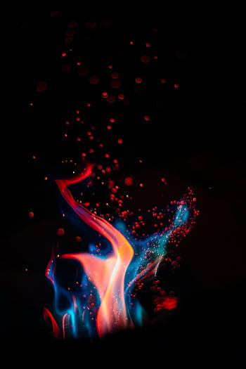 Blue and red fire HD wallpapers | Pxfuel