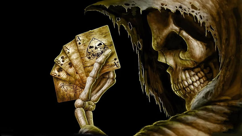Scary . . Skull, Killer Skull HD wallpaper