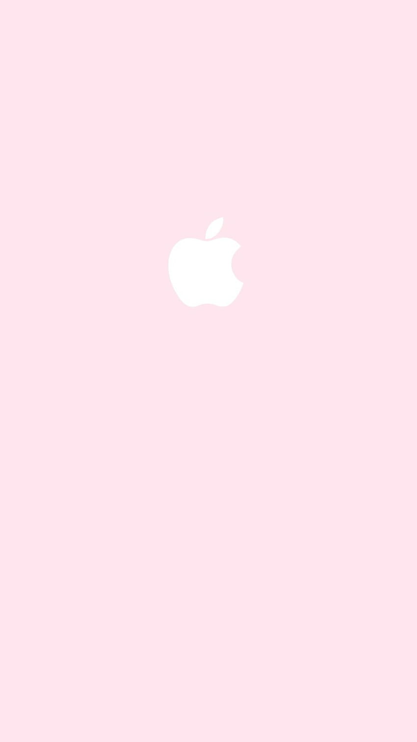 2020년 애플 로고. 애플 로고, 파스텔 아이폰, 멋진 애플 로고 핑크 HD 전화 배경 화면
