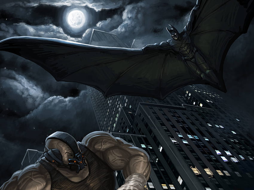 Resolusi Batman vs Bane , Pahlawan Super , , dan Latar Belakang, 2732 X 2048 AMOLED Wallpaper HD