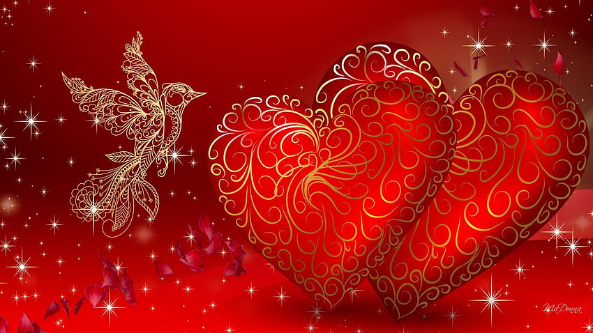 Love Heart , Clip Art, Clip Art, Magical Love HD wallpaper