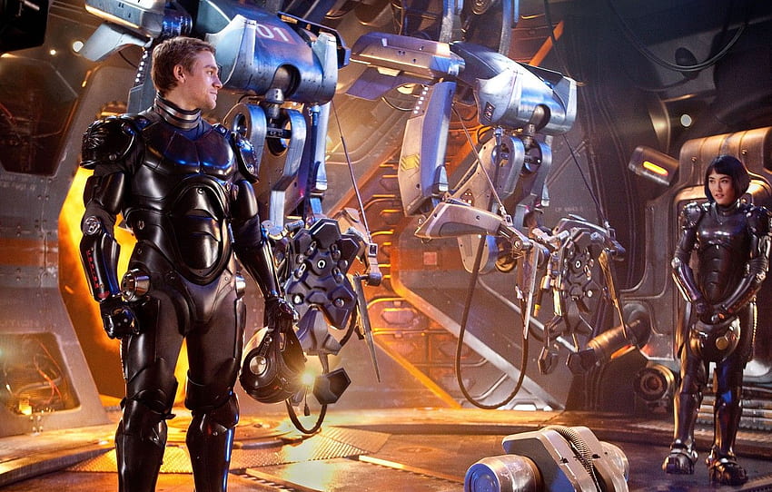 โรงหนัง เด็กหญิง หุ่นยนต์ ทหาร ทหาร ผู้ชาย หนังสีน้ำตาล ฮีโร่ ชาวเอเชีย ยนตร์ ชุดสูท ญี่ปุ่น Charlie Hunnam ไข่มุก โอเรียนเต็ลสำหรับ หมวด фильмы วอลล์เปเปอร์ HD