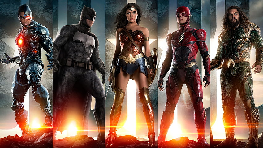 Justice League Cyborg Batman Wonder Woman The Flash Aquaman HD ...