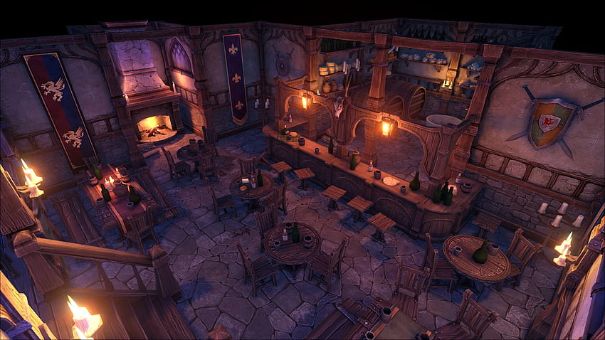 Medieval Inn and Tavern in Environments HD wallpaper