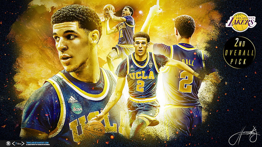 Lonzo Ball NBA Neues Tab-Thema – Sportfan-Tab, Lonzo Ball Lakers HD-Hintergrundbild