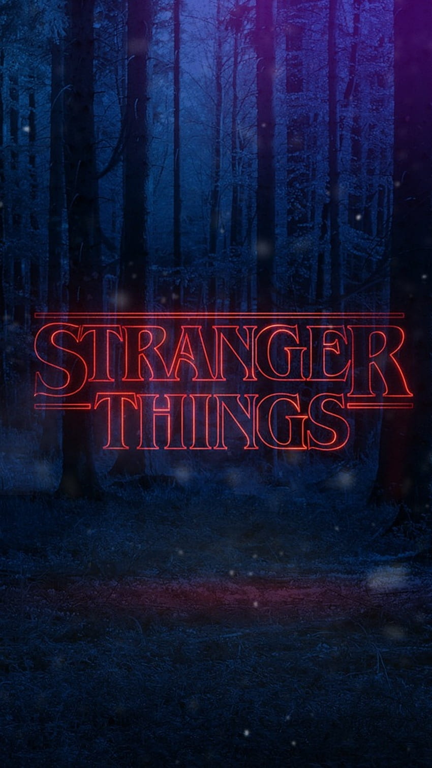 Stranger Things, Night Forest, Background Hd Phone Wallpaper | Pxfuel