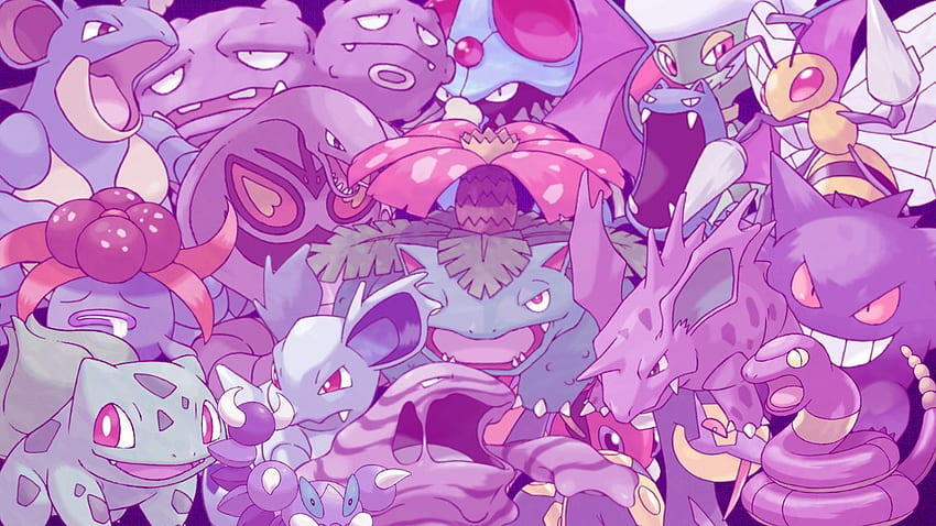 fondo de pantalla de pokemon tipo fantasma