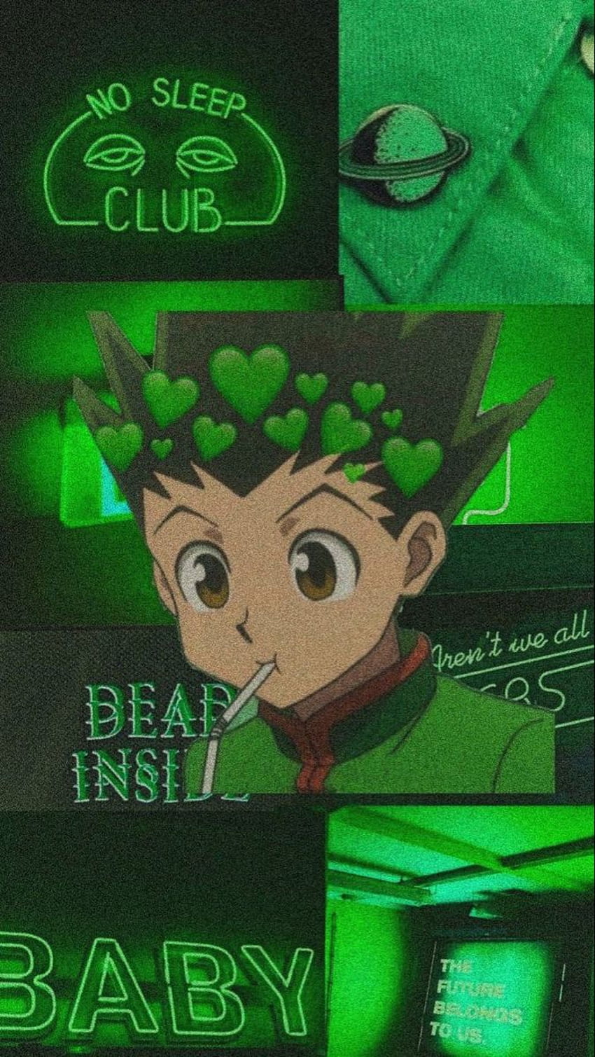 green aesthetic, Green Anime Aesthetic HD phone wallpaper